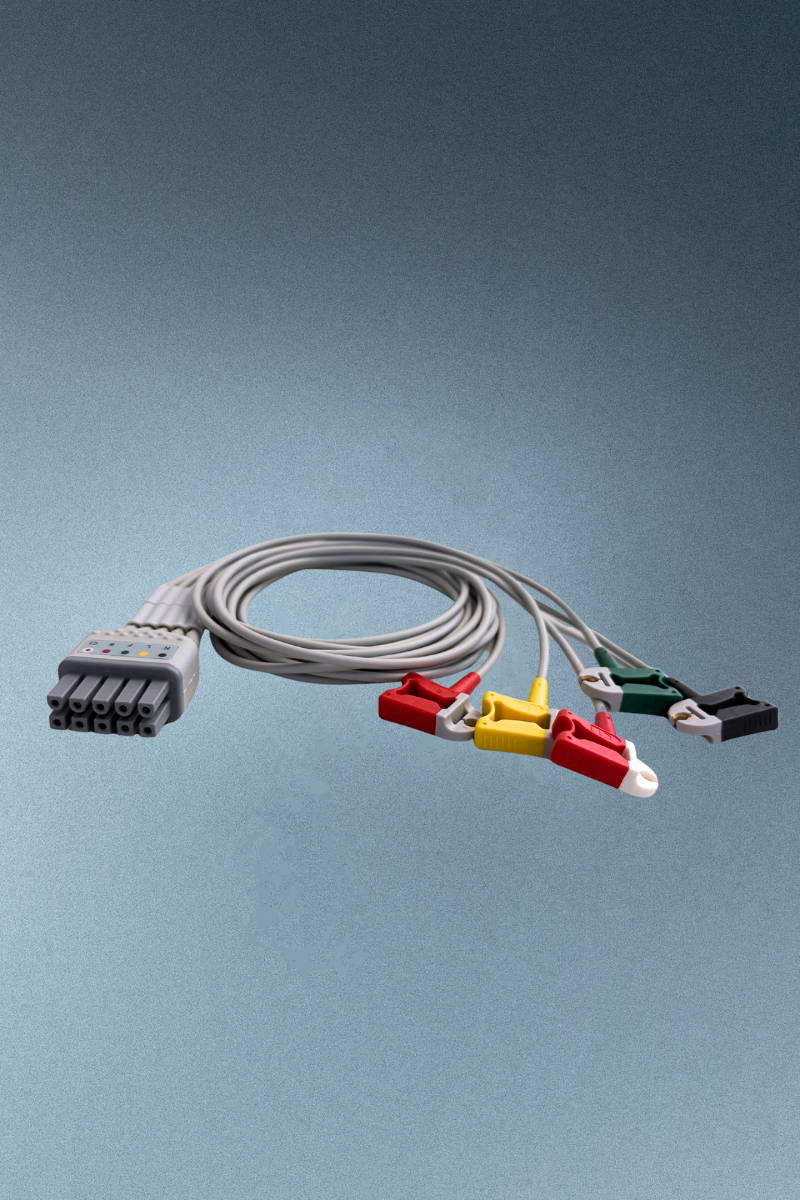 12-Kanal EKG-Kabel, Extremitäten, Clip, IEC