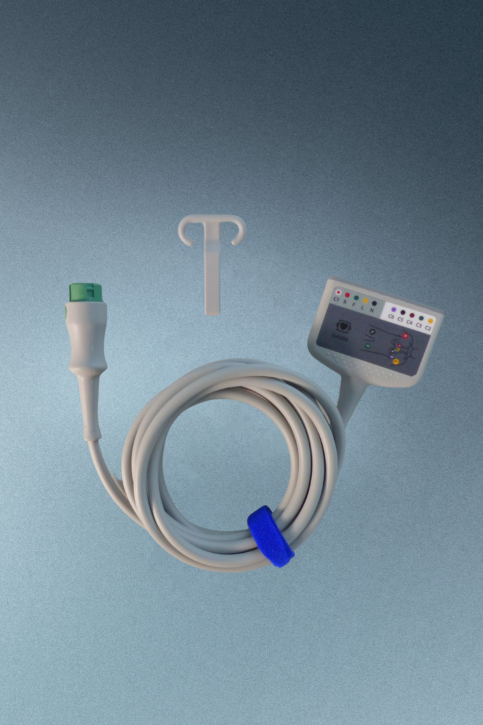 12-Kanal EKG-Kabel, Set, Clip, ERW, Defi-sicher, IEC