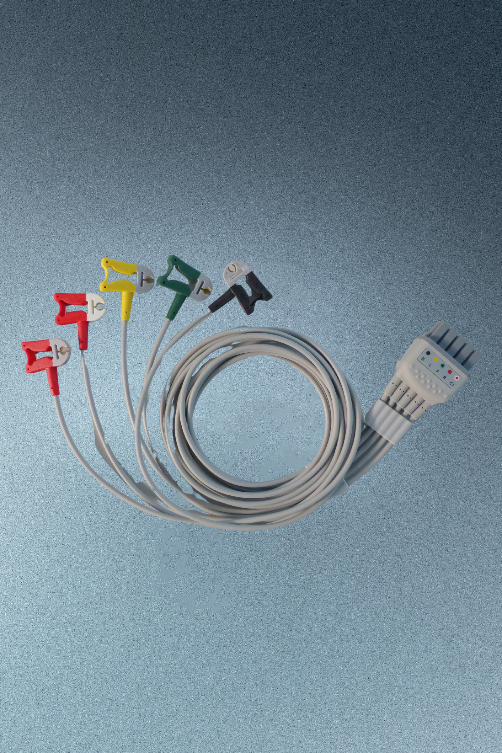 12-Kanal EKG-Kabel, Set, Clip, ERW, Defi-sicher, IEC