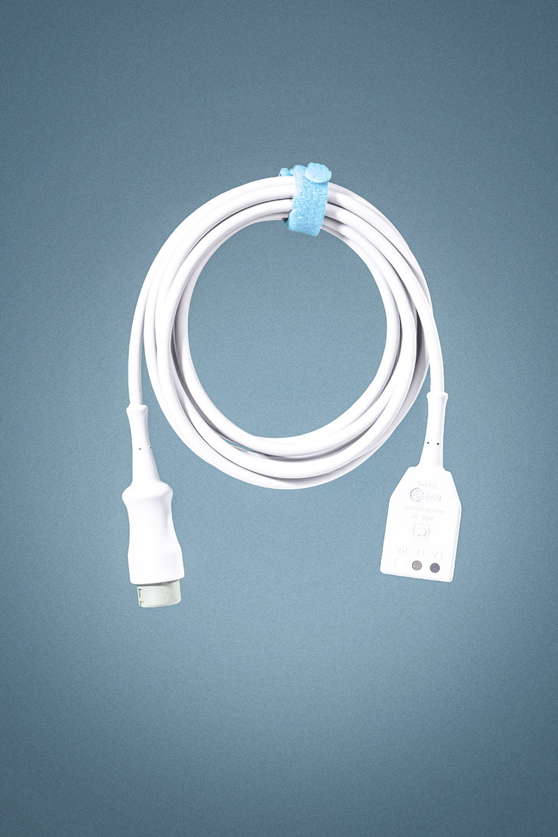 EKG Stammkabel: 3-Kanal, Neugeborene, 12 Pin, TPU, AHA/IEC